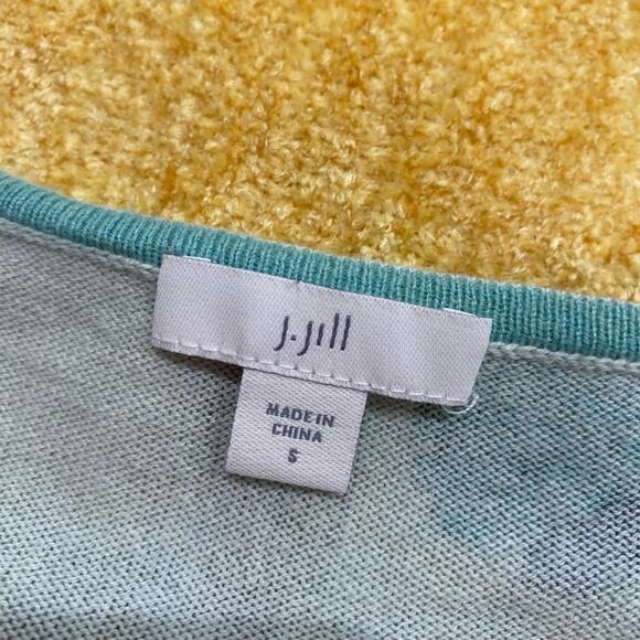 J. Jill Lightweight Soft Pullover Floral Print Sweater Size Small - Picture 9 of 12